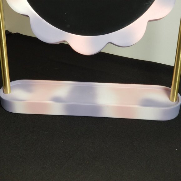 NEW Wild Sage 5X Tie Dye Daisy Vanity Mirror Resin/Metal - Multicolor - Picture 5 of 8